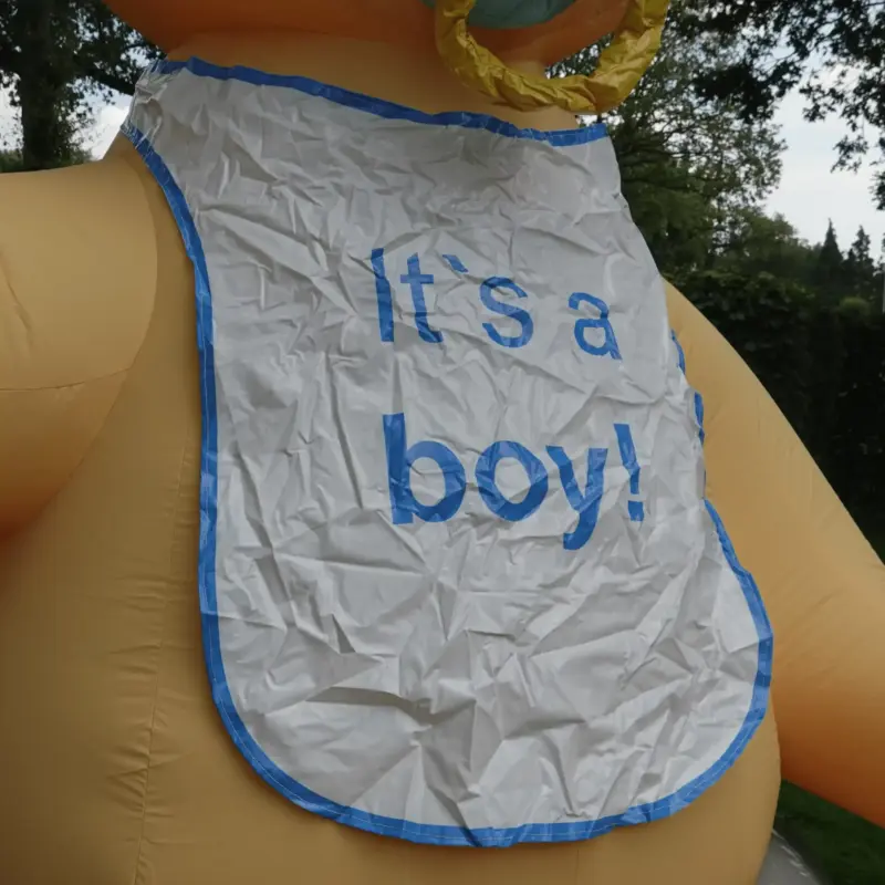 Opblaasbare baby / geboortepop te huur in Ruinerwold bij Berend Verhuur