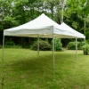Dubbele partytent | 8 x 4 meter | 50 personen